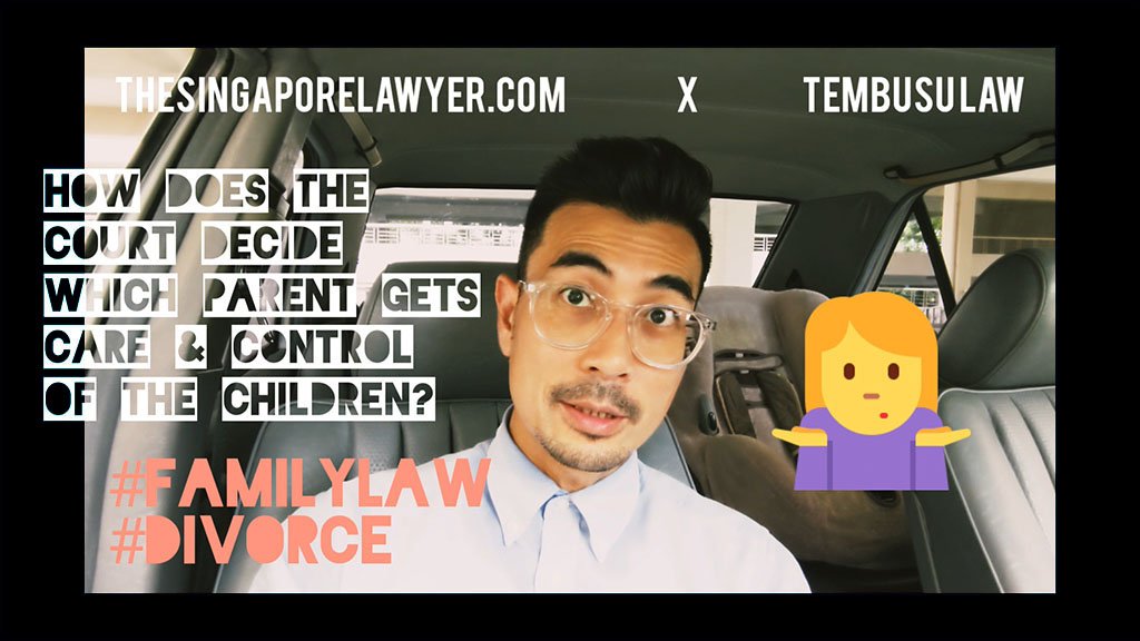 How does the Court decide on which parent to give Care and Control to?